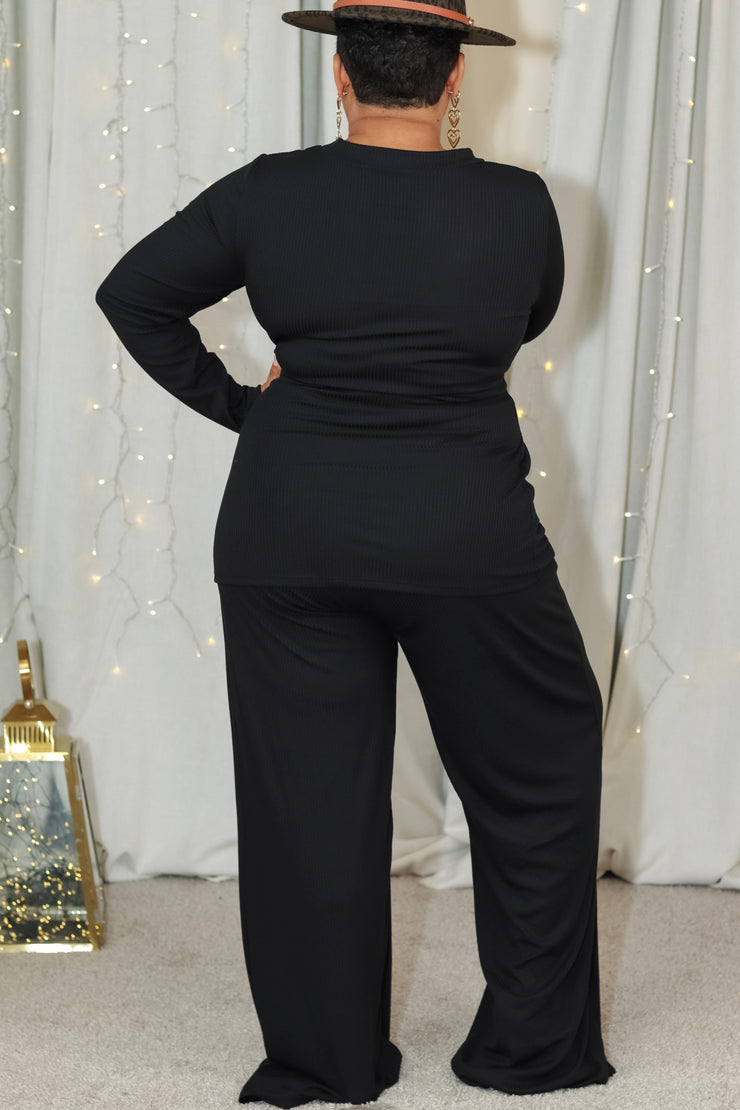 Mali Pant Set (Black) Plus size - IDEZERV